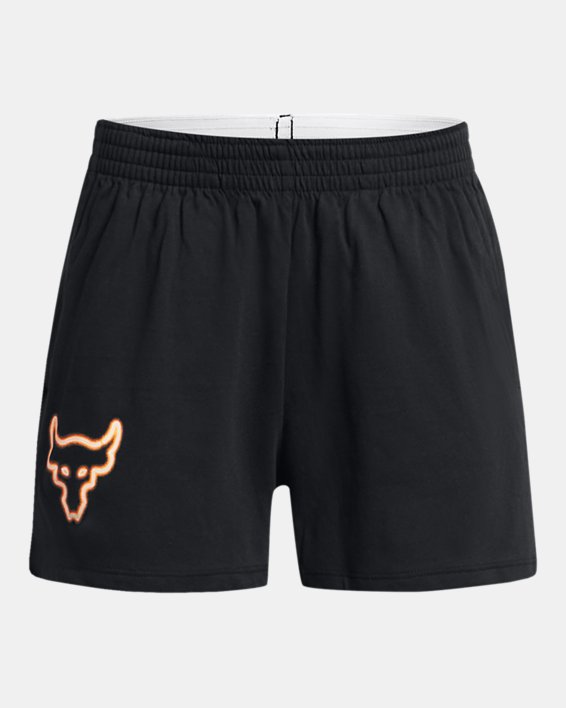 Girls' Project Rock Campus Shorts in Black image number 0